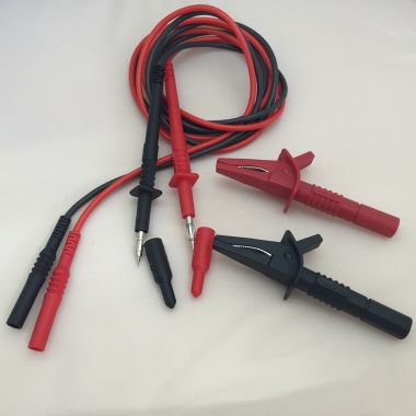 Benning Pr&uuml;fleitung rot + sw mit Krokokl. f&uuml;r PV1, PV1-1, PV2 (10056274)