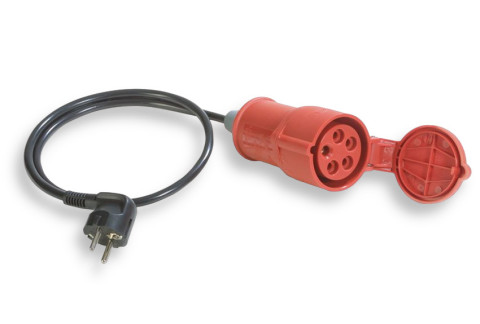 Benning Messadapter 32 A CEE 5-polig - Schukostecker (044123)