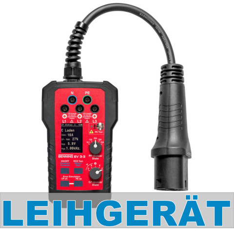 Leihger&auml;t: Benning EV 3-3 Messadapter f&uuml;r EVSE-Ladestationen (10239871)